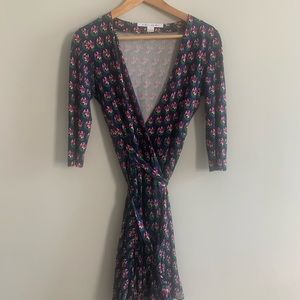 Diane von furstenberg silk wrap dress